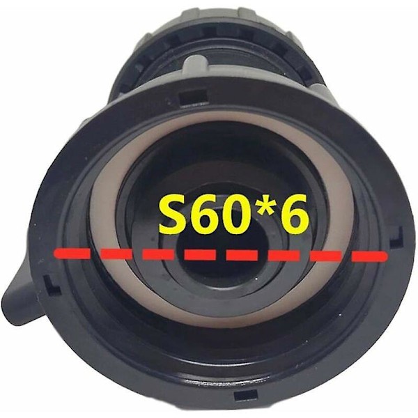 IBC Adapter, IBC Tank Adapter S60x6 Gevind Udskiftningsstik Havevandslange Ventilbeslag til IBC Containere Afløbsstik (Nippel)