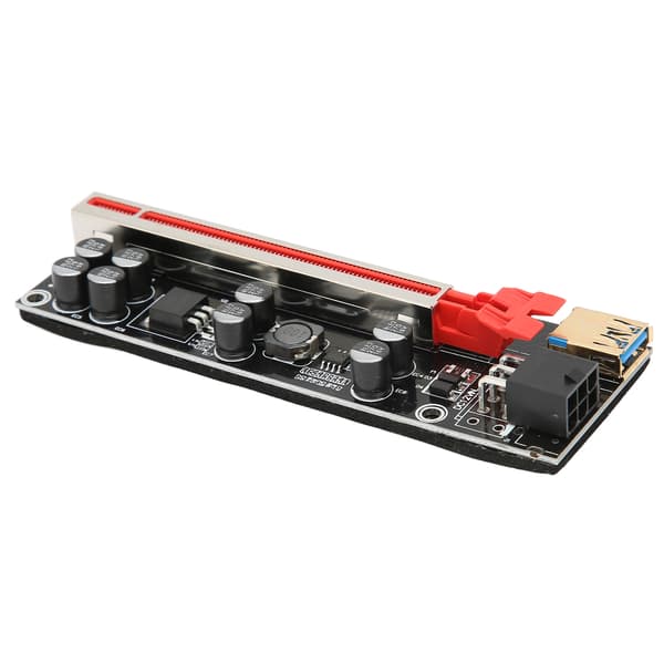 PCIE Riser-kort 8 faste kondensatorer Stærk anti-interferens GPU 1X til X16 til Windows 7 til Windows 8