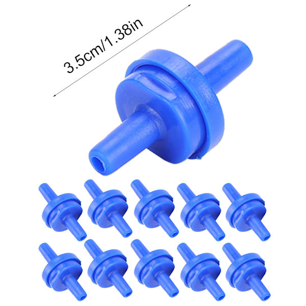 10 st backventil för 4 mm slang