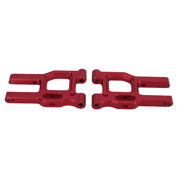 2 stk. forreste svingarme i aluminiumlegering til fjernstyrede biler, tilbehør til LC Racing PTG‑2 1/10 RC-bil, rød
