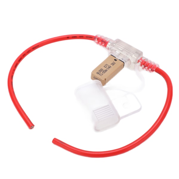 31,5 cm bilsikringstrådholder vanntett 12AWG med automatisk tilbakestilling 5A sikring TPE+PVC for RV Yacht Truck