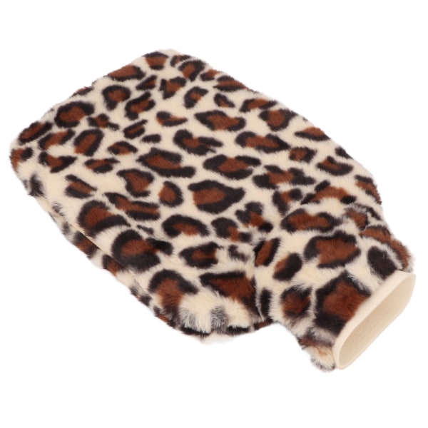 Leopard Print Varmtvann Bag Fasjonabel Praktisk Fluff Cloth Hjem Soverom Varmtvannsflaske Sekk