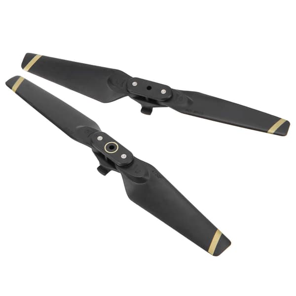 2 stk Propeller til DJI Spark Drone Rask Utgivelse Folding Blades 4730F Props Reservedeler Svart Gullkant
