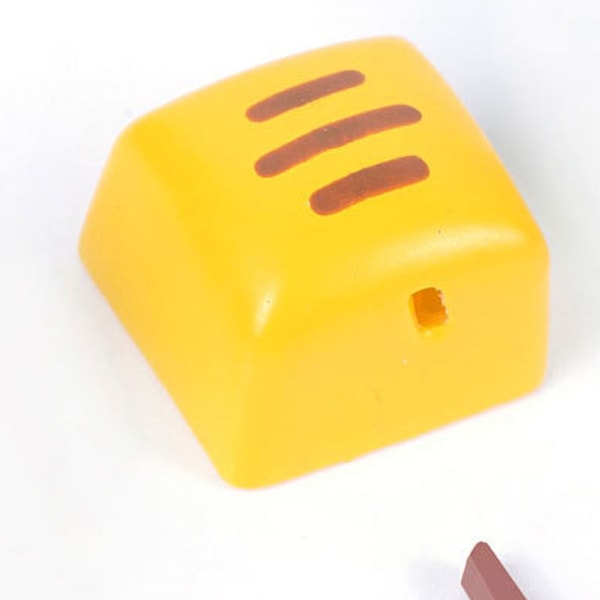 Gaming Keycaps Universal Söta Cartoon Form Resin Keycap för Mekaniska Tangentbord Gul Pikachu