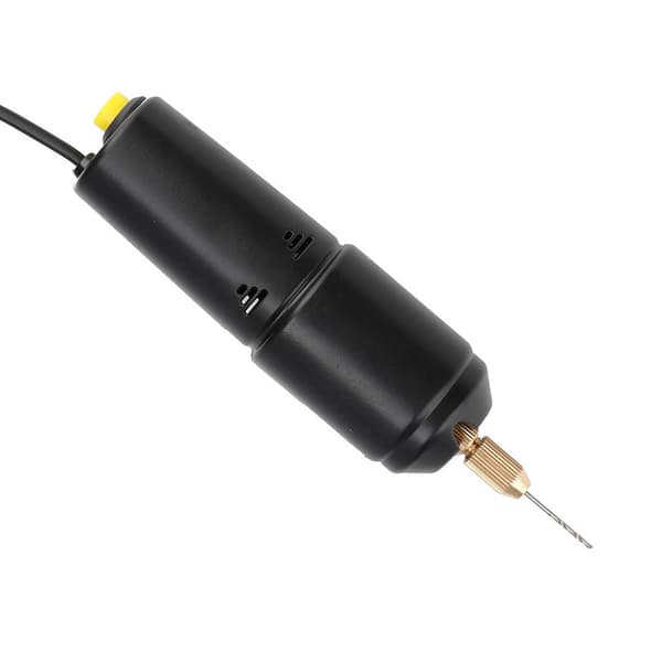 Bærbar Mini Lille Elektrisk Boremaskine Håndholdt Micro USB Boremaskine med 3 stk. Bits DC 5V