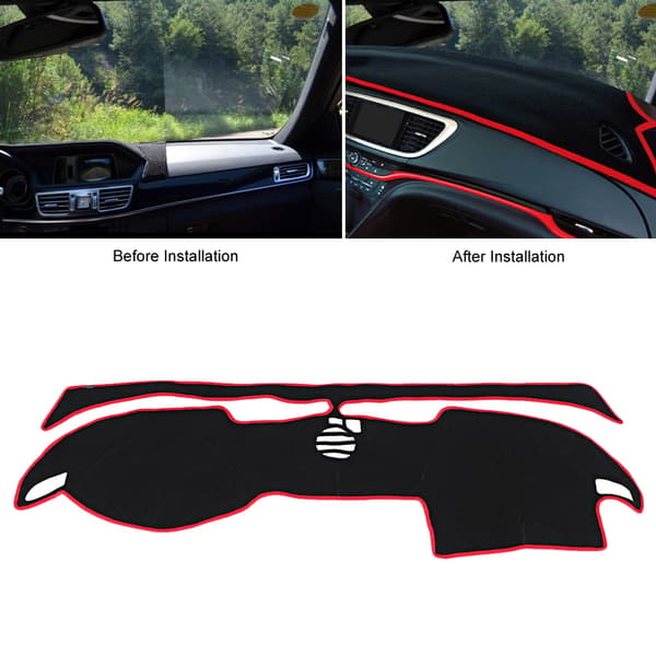 Bilinstrumentbräda Skydd Anti-UV Dash Matta Passar för Buick Regal 06-08