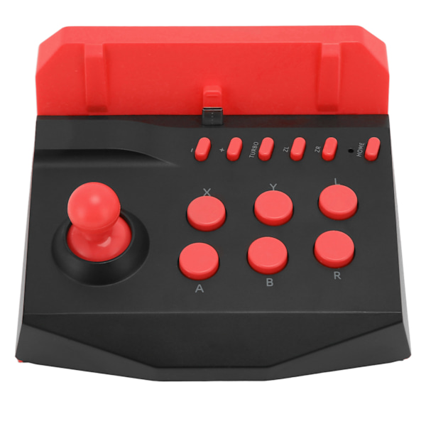 Arcade-peliohjain, Plug and Play -taisteluohjain räjähdysfunktiolla Switch Litelle, musta-punainen