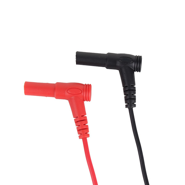 1 par bananstik til testhageklips-probekabelmåling til multimeter