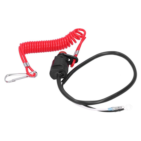 Universal Bådpåhængsmotor Motor Dræbningsstopkontakt med Sikkerhedstether Lanyard Kit