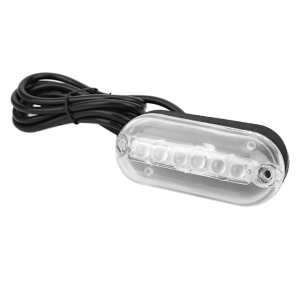 LED undervandslys Vandtæt Marine Båd Yacht Bundlampe DC12V 3WRød