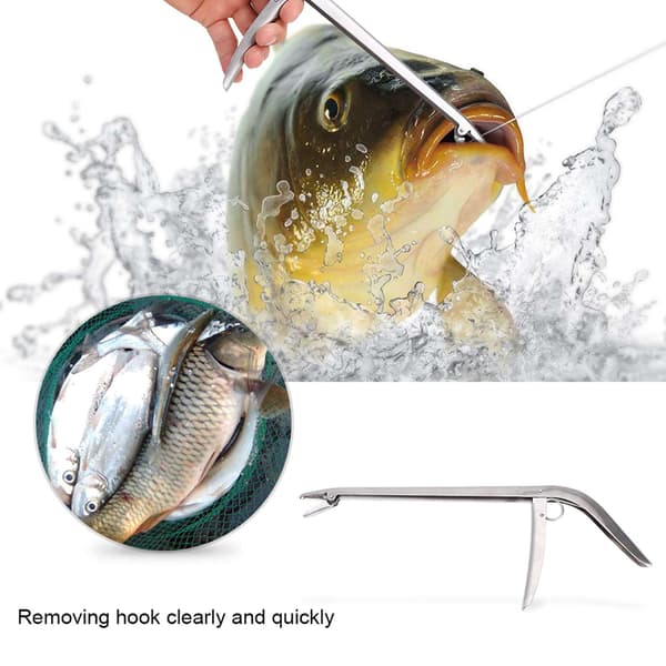 Fiskekrogfjerner i rustfrit stål - Holdbart og brugervenligt fiskeredskab