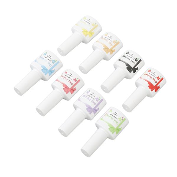 Hemma nagelsalong gellack professionell 8 färger DIY Soak Off UV LED nagelgel för kvinnor flickor