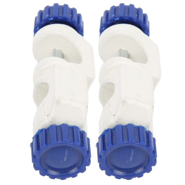 2-pack engelsk stil korsklämma zinklegering fixering klämma hållare laboratorietillbehör