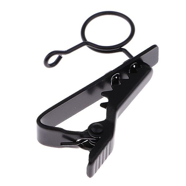 10 x Ringtyp Mini 10mm Mikrofon Slipsnål Hållare för Chattmöte