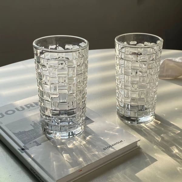 400 ml husholdningspreget glasskopp for juice, kaffe, kalde drikker