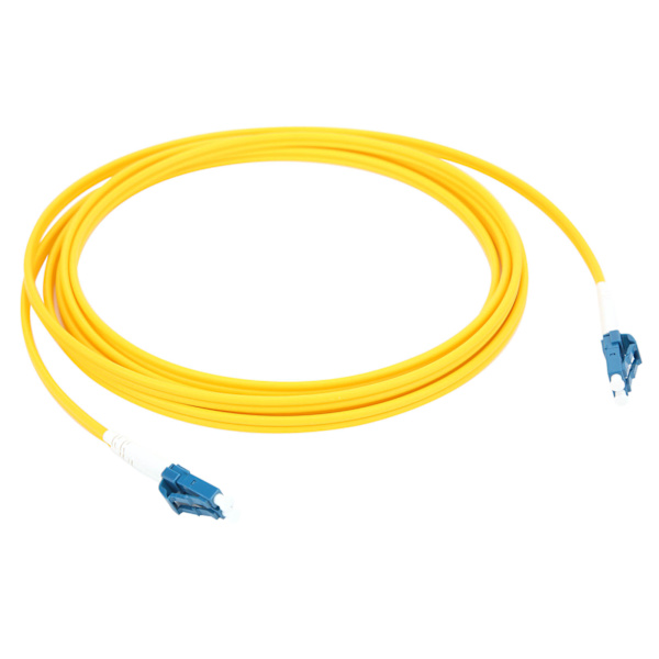Fiberoptisk patchkabel Kabelbyglingstråd tilbehør LC/UPC‑LC/UPC‑SM‑DX‑3.0‑3M‑PVC
