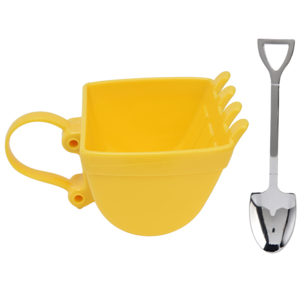 330 ml Grävmaskin hinkkopp med spade Sked Kreativitet Tekopp Mjölk Kaffe Mugg Födelsedagspresent