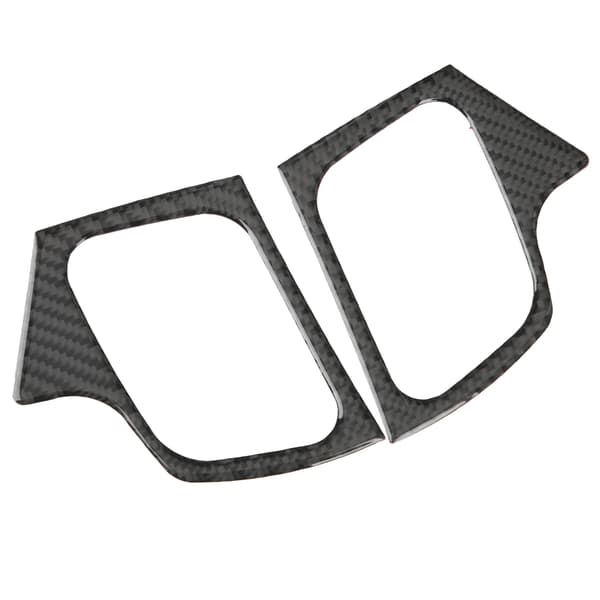 2 st instrumentbräda sidoluftventil trim kolfiberramskydd passar för Honda CR-V 2016-2019