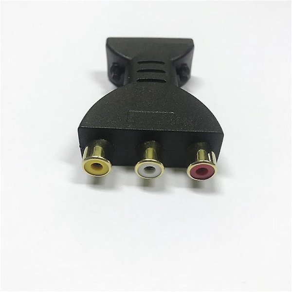 HDMI til AV Adapter - 1080P HDMI til RGB o og Video Sync Adapter til RCA Komponent Konverter
