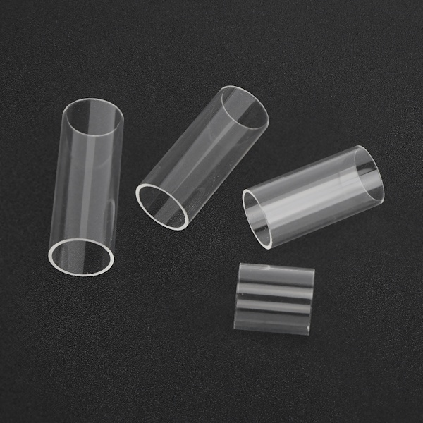 Gitarrglas Slide Transparent Bas Hållbar Sträng Slides Cylinder Ljus Ton BarSet