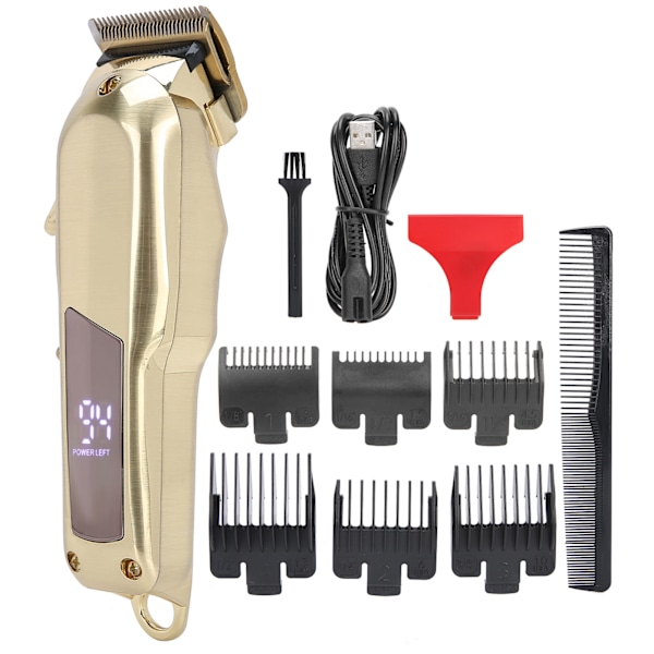 VGR Digital Electric Clippers High Power Herr Hårtrimmer Barber Hårklippningsmaskin
