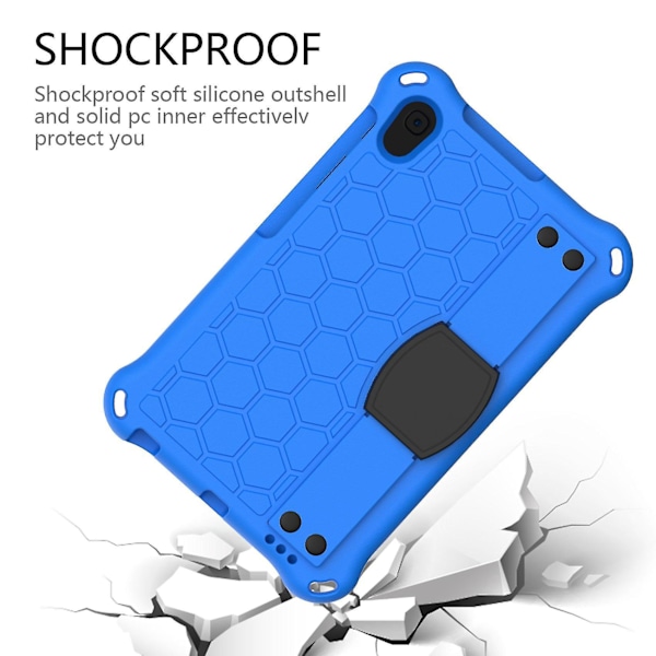 Etui kompatibelt med Galaxy Tab A 8.4inch 2020 T307/T307U Nettbrettetui Anti-Fall med Nettbrettstativ og Stropp(Blu-B13