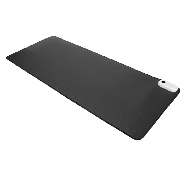Oppvarmet musematte 150W 31x13in 3 temperaturmoduser Automatisk avstenging Rask oppvarming Varm skrivebordspute for kontor Husholdningsbord EU-plugg 220V Svart