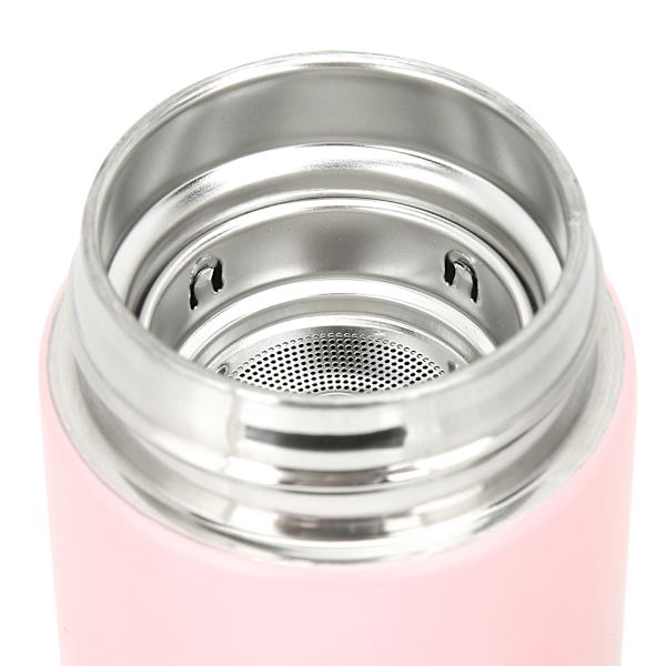 500 ml rostfritt stål LED vakuumkopp isolerad vattenflaska med temperaturmätningRosa