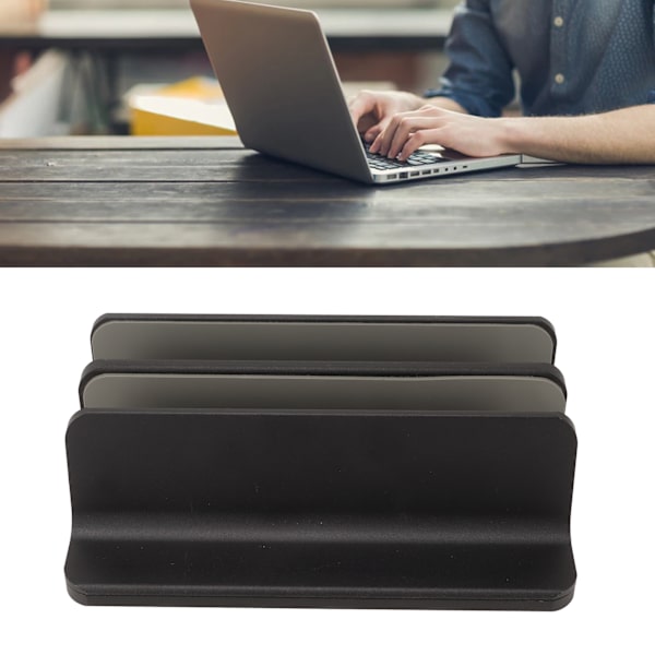 Svart aluminiumlegering vertikalt bärbar stativ - multifunktionell kylbordshållare