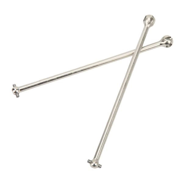 2 stk. RC Forreste Bageste Drivaksel Stål 150 mm Fuld Længde CVD Dogbone Tilbehør til ARRMA 1/7 1/8 RC Bil Sølv