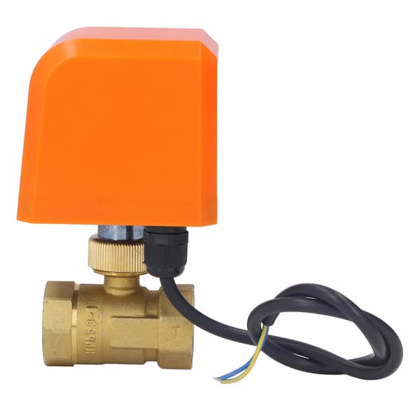 DN20 2-vägs 3/4 tum elektrisk kulventil normalt stängd 2-tråds universal kulventil DC12-24V