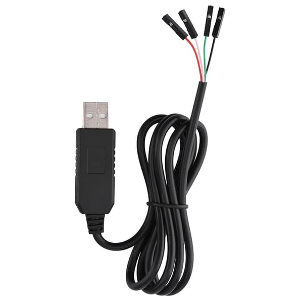 PL2303HX RS232 Oppgradert omformer USB til COM/TTL seriell adapter STC nedlastingskabel