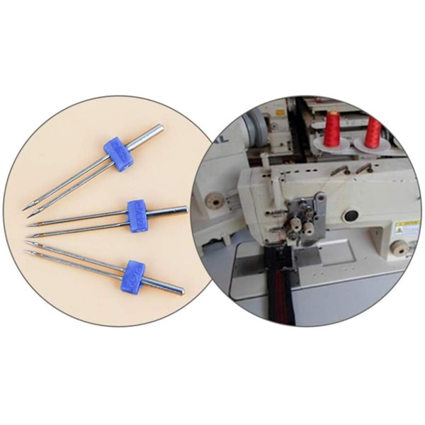 3PCS 2/3/4MM Dubbla Tvillingnålar Dubbla Tvilling Sy Nålar Sy Maskin Tillbehör