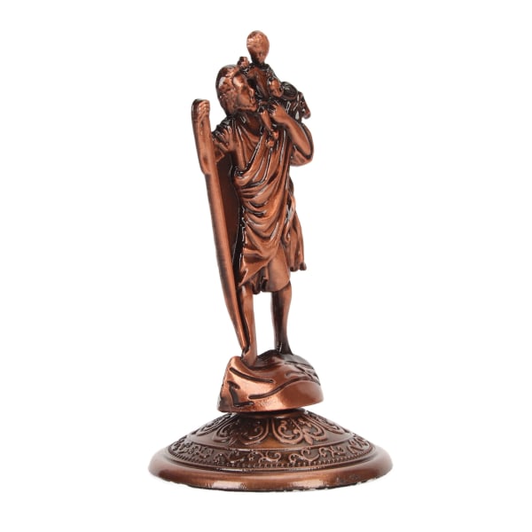 Jesus Statue Ornament Legering Kristne Ornamenter Jesus Kristus Figur Ornament til hjemmet Bil Kontordekoration Bronze
