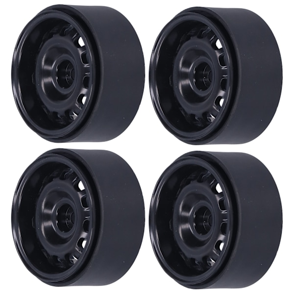 4 st 1/10 RC Beadlock-hjulnav 12 hål Metallhjulnav Ersättning för AXIAL/HSPBlack