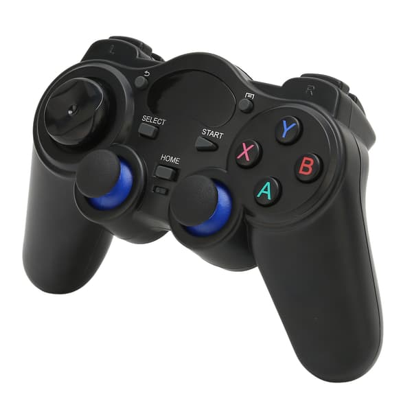 Trådløs Gamepad 2.4GHz Følsomme Knapper Game Controller med 360 Graders Joystick til Android Telefon Smart TV