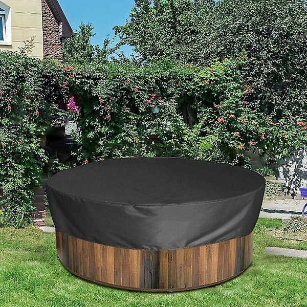 Rundt spa-cover, UV-resistent vandtæt spa-cover, rundt badekar-cover, swimmingpool, sandkasse, 190x30 cm