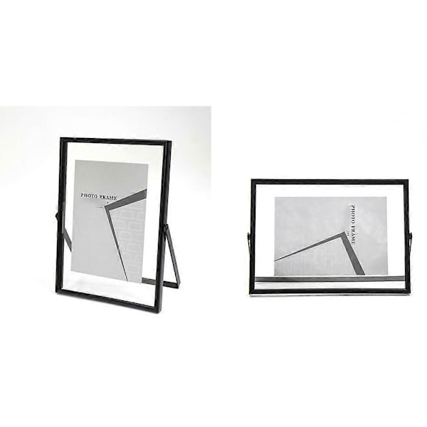 Metall Bilderamme med Passepartout, egnet for 12,7 x 17,8 cm bilder, Fotorammer 5x7' A
