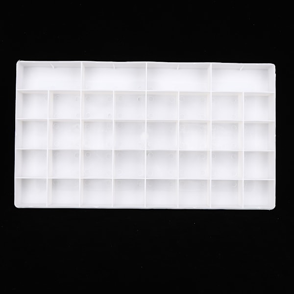 Plastmålning Box 36-Rutnät Akvarellritning Pigmentpalett Konstmaterial med lock