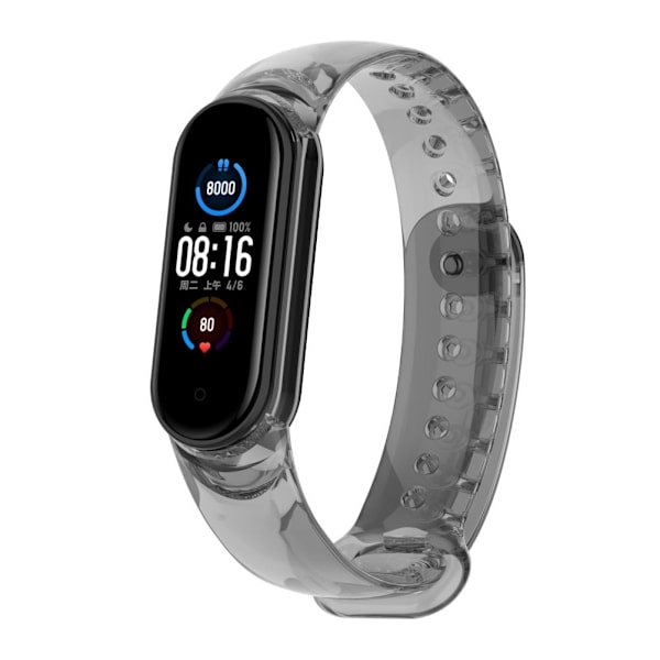 6-pakning med utskiftbare armbånd kompatible med Xiaomi Band 7, fargeskiftende myke TPU-armbånd, justerbar håndleddsstropp for kvinner og menn