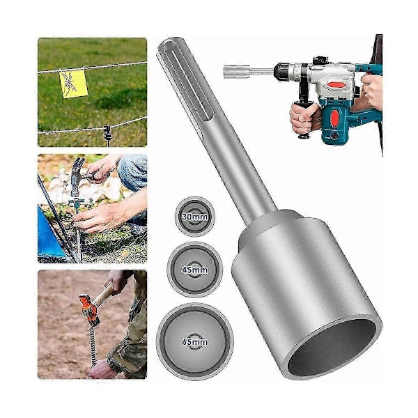 Jordspettsdrivare 45mm Kraftig Stålborr Drivare Slitstark Bred Kompatibilitet Jord R