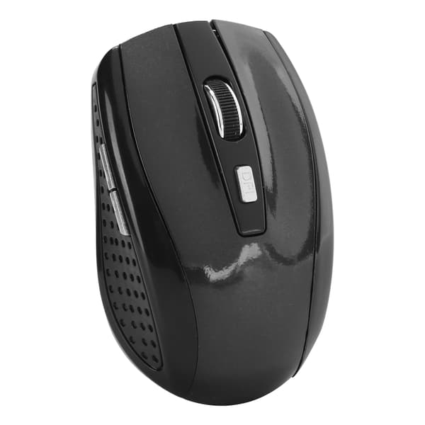 Trådløs Mus Notebook Computer Optisk Gaming Tilbehør med Justerbar DPI 250Hz Sort