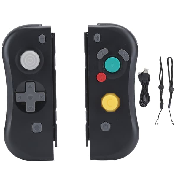 Trådløs Gamepad Venstre Højre Bluetooth Game Grip Håndtag med NFC Awake til NS Switch Sort