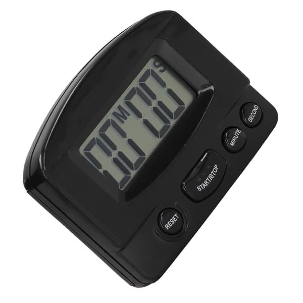 Kjøkken Digital Timer Nedtelling Klasserom Timer for Tidsstyring Studie Trening Ovn Matlaging Svart