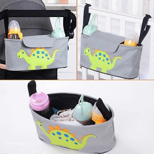 1 st (öppen typ - blåval, ca 32x14x17cm) Multifunktionell Babyflaska Vattenkopp Mammaväska Barnvagn Förvaring Hängande Väska, Barnvagnsorganisatör