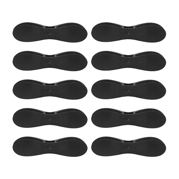 10 stk ledningsorganisator for husholdningsapparater, frityrkoker, trykkoker, brødrister, svart