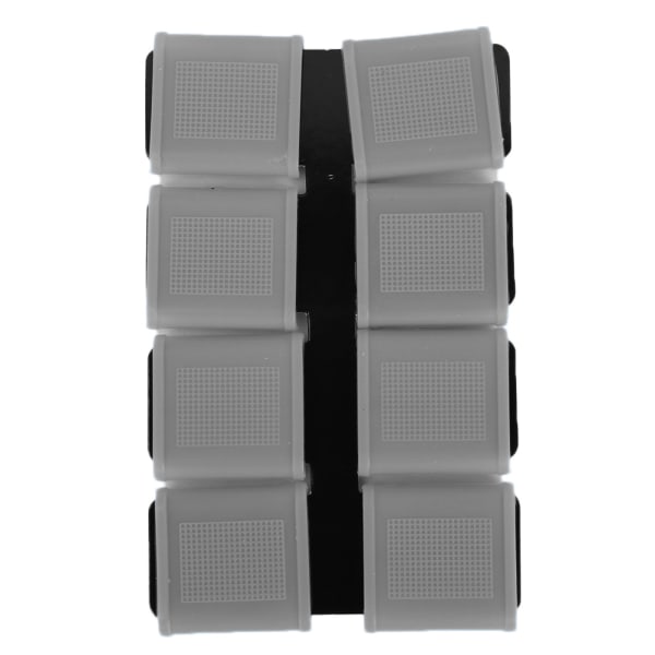 8 kpl Silikoni liukastumisenesto elastisuus Golfer Swing Grip Golf Finger Band Cover Sets (harmaa)