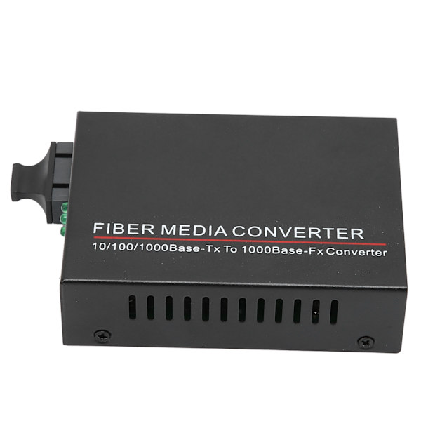 Fibersender/mottaker TBCMC3602ED20 20km/SC/1310nm RJ45 fiberoptisk ruter 100240V(EU-plugg)