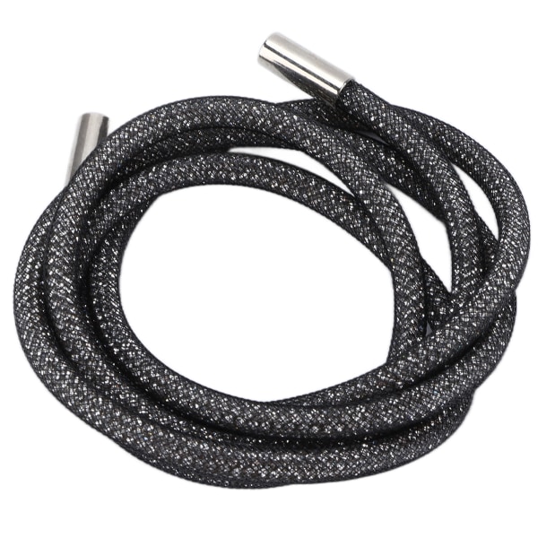 Strassrep 6 mm bredd Glänsande glitter Dekorativ sladdtillbehör för skor Kläder Svart Mesh Vit Strass 120 cm Längd