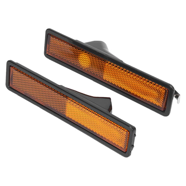 2 stk. front sidemarkeringslysdeksel 63141377849 erstatning for E30 E32 E34 318i 325i 525i 735i Gul